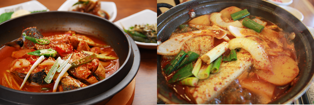천제연 토속음식점 찌개 
